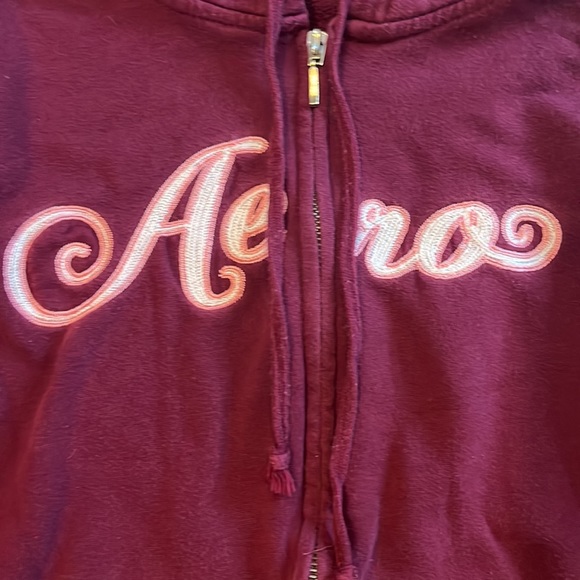 Aeropostale Zip-Up Hoodie Size Medium - Picture 2 of 7